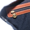 Fendi Vintage Pequin Convertible Boston Coated Canvas