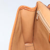 Celine Vintage Macadam Circle Logo Canvas and Leather