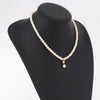 Christian Dior CD Bee Star Pearl Pendant Metal with Faux Pearl