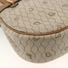Christian Dior Vintage Honeycomb Canvas and Leather