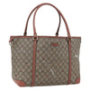 Gucci Joy Plus Tote GG Coated Canvas with Leather
