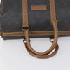 Christian Dior Vintage Honeycomb Boston Canvas and Leather