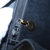 Christian Dior Vintage Honeycomb Flap Canvas and Leather