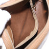 Christian Dior Vintage Honeycomb Canvas and Leather