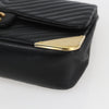 Chanel Double Chevron Flap Quilted Leather
