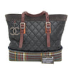 Chanel Paris-Edinburgh Tote Quilted Mixed Coated Canvas with Flannel
