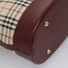 Burberry Nova Check Tote Canvas and Leather