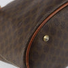 Celine Vintage Macadam Shopper Tote Canvas and Leather