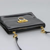 Salvatore Ferragamo Gancini Flap Patent Leather