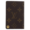 Louis Vuitton Porte Cartes Pression Card Case Monogram Canvas