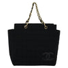 Chanel Chocolate Bar CC Tote Cotton