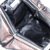 Chanel Drawstring Bucket Chevron Patchwork Canvas