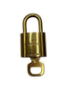 Louis Vuitton Padlock and Key Logo Metal