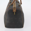 Christian Dior Vintage Honeycomb Boston Canvas and Leather