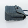 Chanel Chocolate Bar Mademoiselle Top Handle Quilted Denim