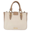 Miu Miu Madras Convertible Lock Tote Leather