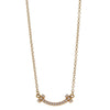 Tiffany & Co. T Smile Pendant 18K Yellow Gold with Diamonds