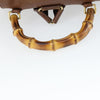 Gucci Vintage Bamboo Leather