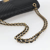 Chanel Double Chevron Flap Quilted Leather