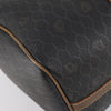 Christian Dior Vintage Honeycomb Boston Canvas and Leather