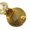 Chanel Vintage CC Round Button Clip-On Metal