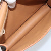 Celine Vintage Macadam Circle Logo Canvas and Leather