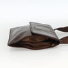 Chanel Vintage Logo Flap Messenger Leather
