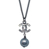 Chanel Vintage CC Pendant Metal