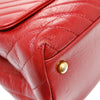 Chanel Coco Top Handle Chevron Calfskin