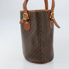 Celine Vintage Macadam Shopper Tote Canvas and Leather