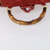 Gucci Vintage Bamboo Suede