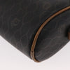 Christian Dior Vintage Honeycomb Canvas and Leather