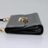 Salvatore Ferragamo Gancini Flap Patent Leather