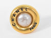 Chanel CC Hoop Clip-On Crystal Embellished Metal