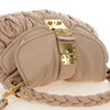 Miu Miu Madras Convertible Lock Tote Leather