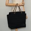 Chanel Chocolate Bar CC Tote Cotton