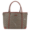 Gucci Joy Plus Tote GG Coated Canvas with Leather