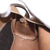 Christian Dior Vintage Honeycomb Canvas and Leather