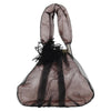 Chanel Drawstring Bucket Chevron Patchwork Canvas
