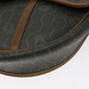 Christian Dior Vintage Honeycomb Flap Coated Canvas