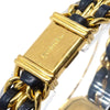 Chanel Premiere Rock Quartz Plated Metal and Leather