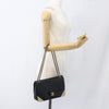 Chanel Double Chevron Flap Quilted Leather