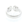 Cartier Vintage C de Cartier 18K White Gold with Diamonds