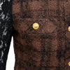 Secondhand Chanel Tweed and Lace Jacket - '90s