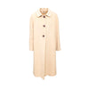 Secondhand Delia Ferrari Wool and Fur Coat - '90s
