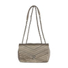 Secondhand Chanel Embellished 'Chain Sequins' Chevron Flap Bag - '10s