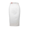 Secondhand Vivienne Westwood White Cotton Skirt and Jacket Set - '10s