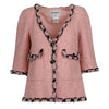 Secondhand Chanel Pink Bouclé Mini Dress & Jacket Ensemble - '00s