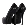 Secondhand Saint Laurent Black Leather Pumps - '20s