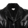 Secondhand Boned Bustier Leather Blazer - '90s